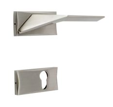Handmade Stainless Steel Finish  Mortise Door Handle Set