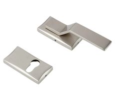 Handmade Silver Polish Brass Mortise Door Lock Handle Set