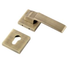 Handmade Antique Gold Brass  Mortise Door Lock Handle