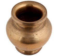 Handmade Antique Golden Brass South Indian Water Pot
