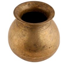 Handmade Golden Brass Water Pot Pooja Lota