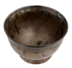 Vintage Holy Open Pot For Prayer In South Indian Art