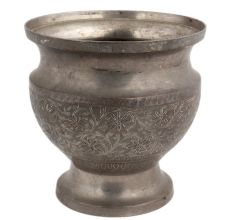 Intricately Designed Vintage Pot Carved From Hyderabad