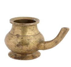 Vintage Holy Water Pot Small With Spout Plain