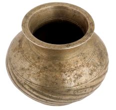 Vintage Holy Water Pot With Lines On It For The Prayer Room