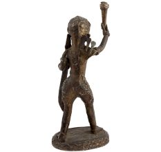 A Tribal Male Figure Standing For Office Gifting