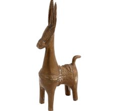 Brass Bankura Horse With A Long Neck
