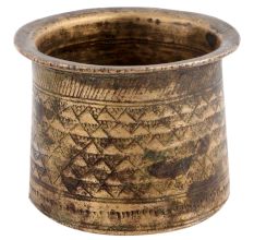 Brass Vintage Used Panchpatra Small