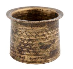 Brass Vintage Used Panchpatra Small