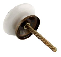Black Bumble Bee Flat Ceramic Cabinet knobs