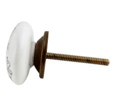 Princess Word Flat Ceramic Cabinet knobs