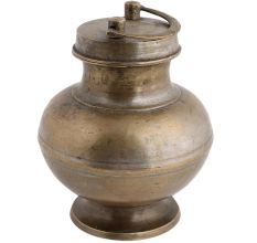 Holy Water Pot With Handle & Lid