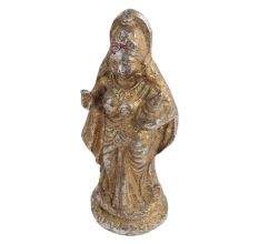 Standing Laxmi With Owl For Puja Room Decor