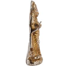 Standing Laxmi With Owl For Puja Room Decor