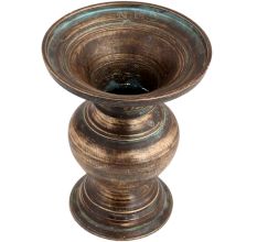 Vintage Flower Pot In Brass