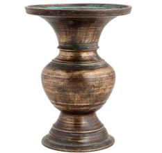 Vintage Flower Pot In Brass