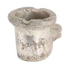 Ashtray Nickel-plated Like Shoes