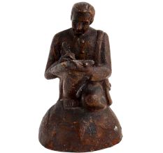 Figure Of A Sitting Man Writing In English Art
