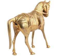 Standing Horse With Carving- Decorate your space