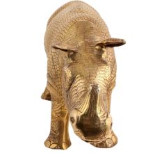 Rhino Standing Animal- With Carved Details