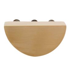 Handmade Brushed Gold Brass  Handle and Knob With Three Screws