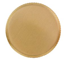 Hand Made Satin Brass Traditional Round Shaped Knob