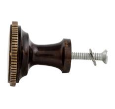 Handmade Champagne Bronze Brass Round Cabinet Knob