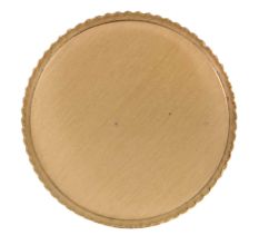 Handmade Round Golden Champagne Door Knob