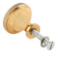 Handmade Round Golden Champagne Door Knob