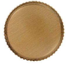 Handmade Golden Brass Round Furniture Knob