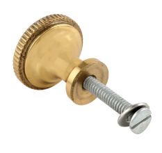 Handmade Golden Brass Round Furniture Knob