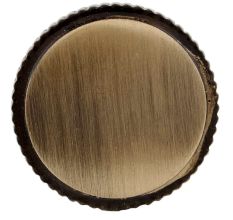 Handmade Antique Brass Round Contemporary Knob