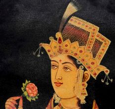 Canvas Painting of Mughal princess Mumtaz Mahal