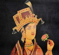 Handmade Painting Of Mughal Princess