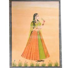 Indian painting of empress Nur Jahan 35 X 23