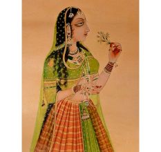 Indian painting of empress Nur Jahan 35 X 23