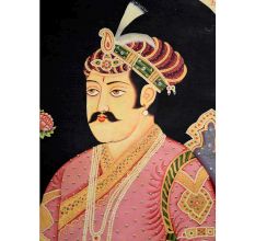 Handmade Canvas painting of Mughal Emperor Jahangir