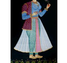 Handmade Painting Of Mughal Princess