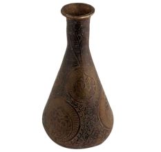 Flower Pot Carved Very Fine Islamic Kalography
