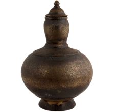 Flowerpot With Elephant Head Handle Carved