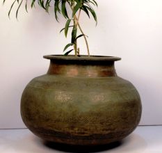 Copper Bronze Planter-20 X 25.5 Inches