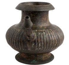 Vintage Holy Water Pot With Spout Fine Carving