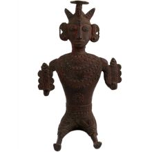 Fine Tribal Sitting Male Figure