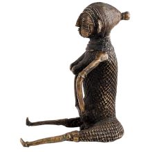 Fine Tribal Sitting Female Figure