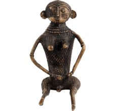 Fine Tribal Sitting Female Figure