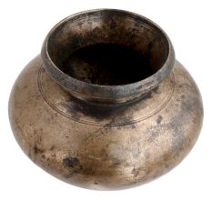 Handmade Brown Brass Water Pot Or Kalash