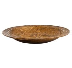 Hand made Brown Brass Chinese Plated With Symbol Engraved