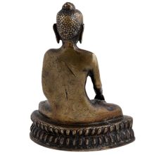 Handmade Brown Brass Buddha God Statue