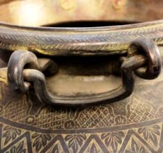 Bronze planter-23 x 28.5 inches