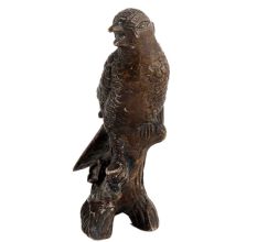 Handmade Antique Brass Bird On Branch Wall Hanging